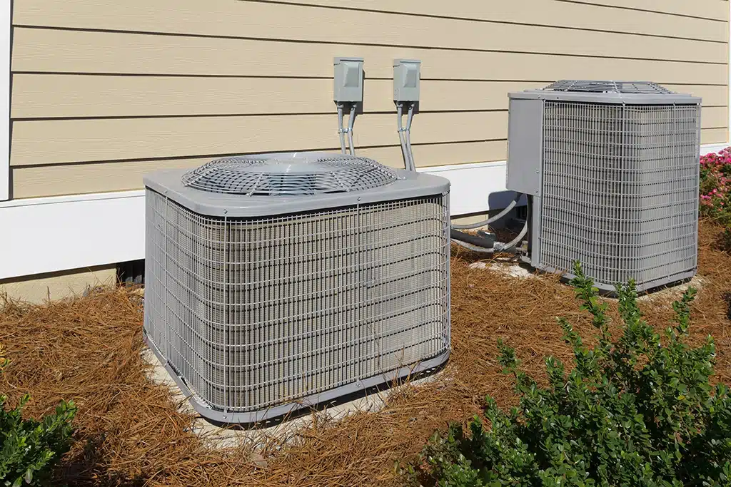 central air conditioner setup
